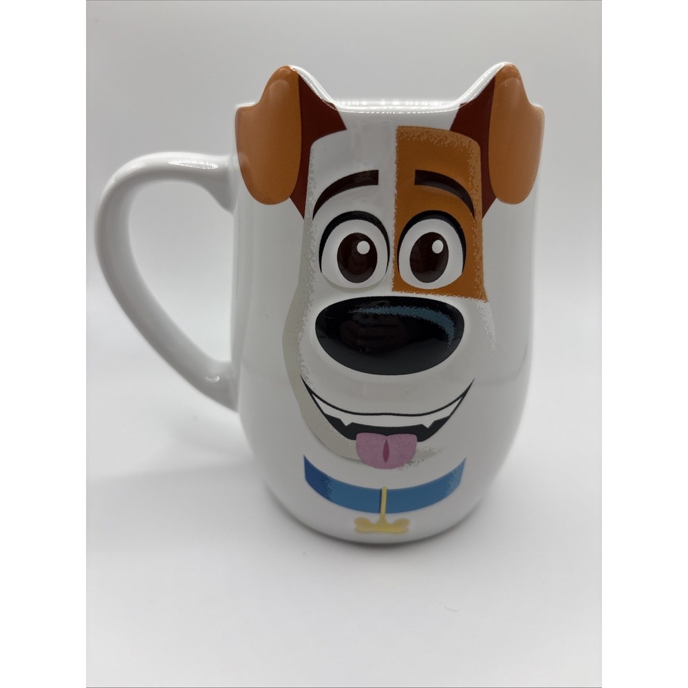 Universal Studios Secret Life of Pets Max Molded Ceramic Coffee Mug Dog Movie
